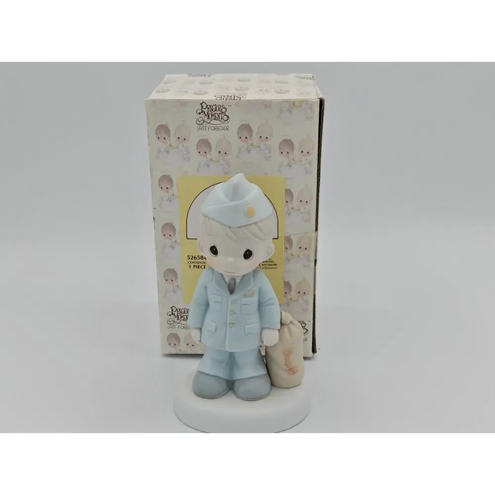 Precious Moments Bless Those Who Serve Their Country Figurine 526584 1991‎